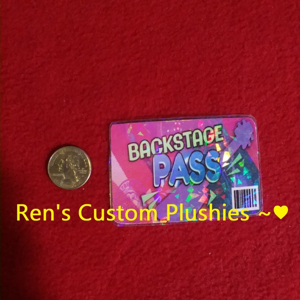 Custom Handmade Laminate Anime Manga Videogame Holographic Cosplay Fnaf card !